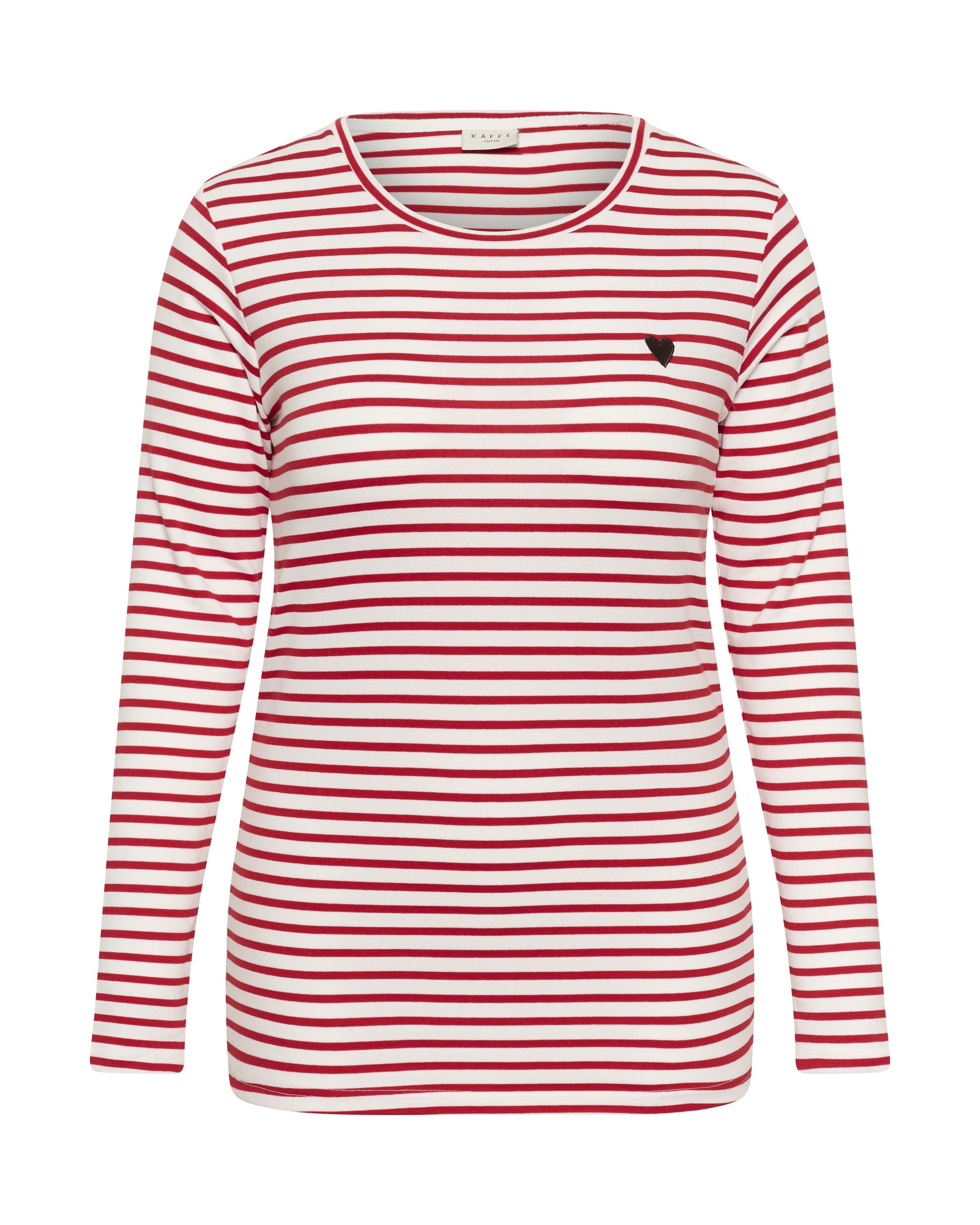 KAFFE CURVE Shirt 'Lia' in Weiß: Vorderseite