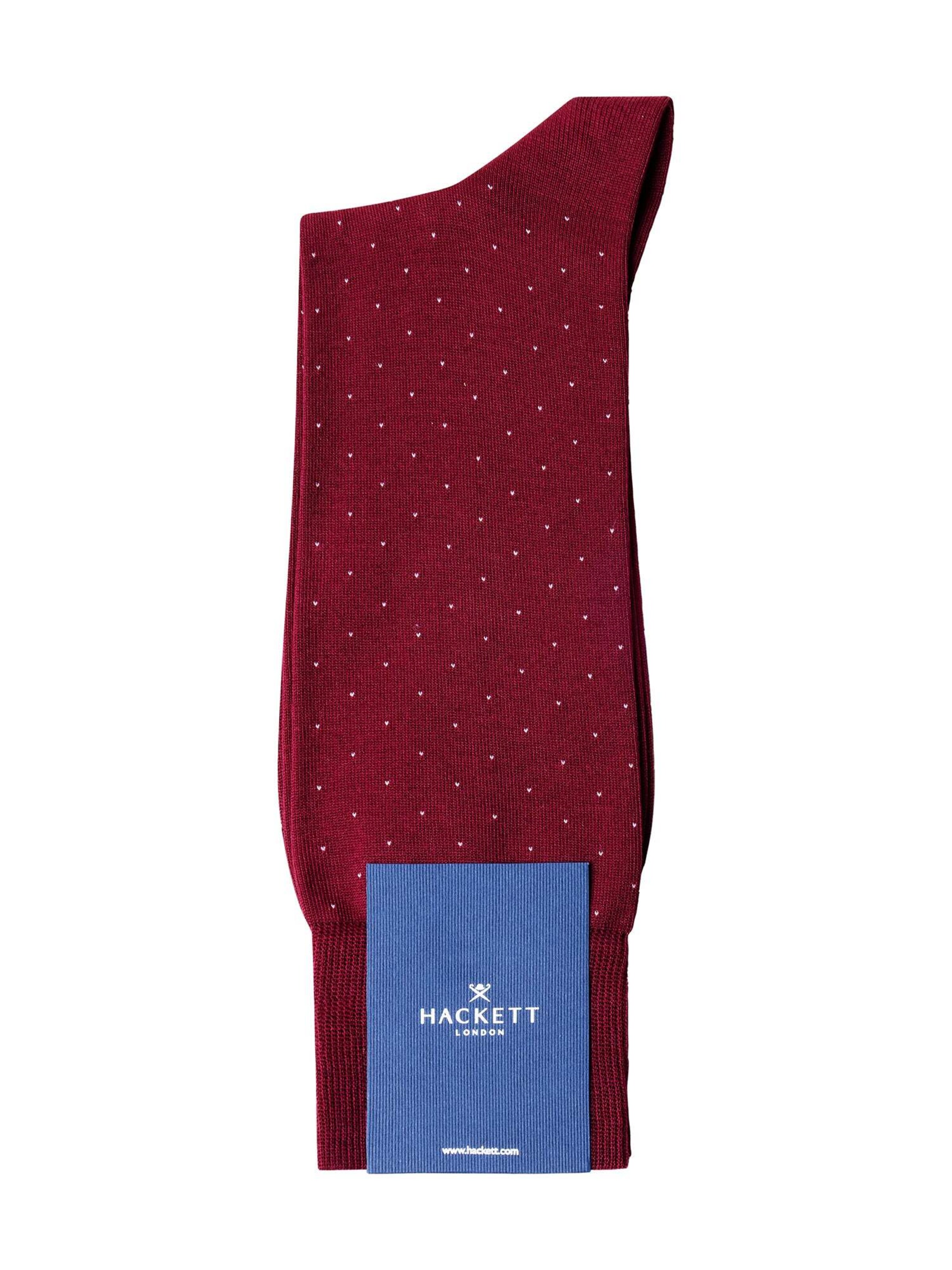 Chaussettes ' POLKA DOT  ' Hackett London en rouge