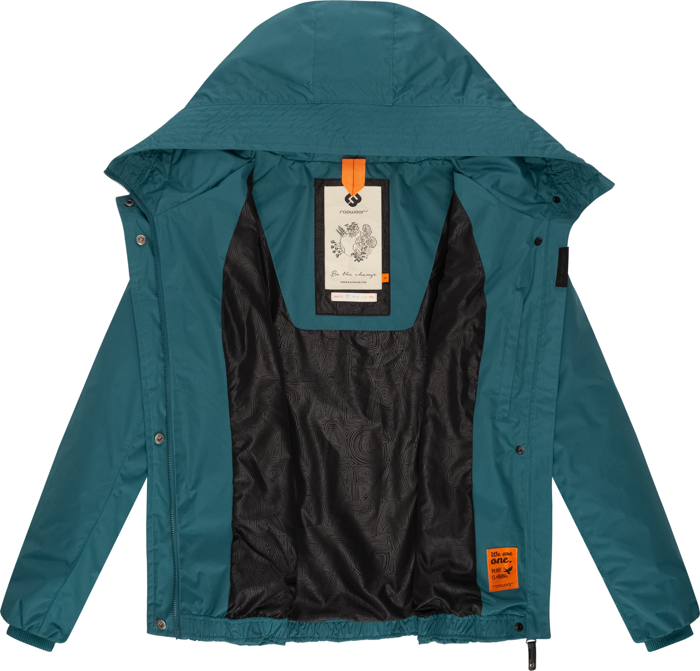 Ragwear Weatherproof jacket 'Vannesa' in Blue