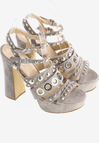 JFK Sandals & High-Heeled Sandals in 36 in Grey: front