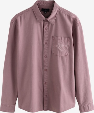 Next - Ajuste regular Camisa en rosa: frente