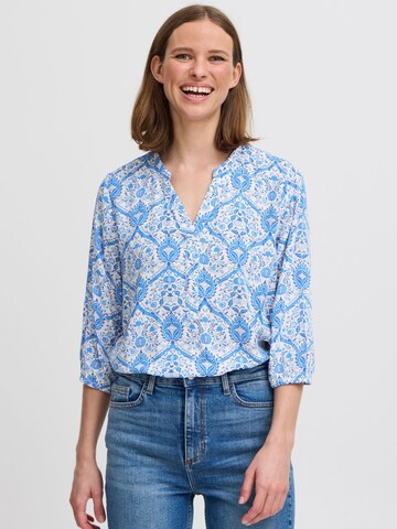 b.young Bluse ' Halba ' in Blau: Vorderseite