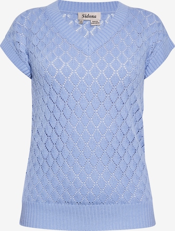 Pull-over Sidona en bleu : devant