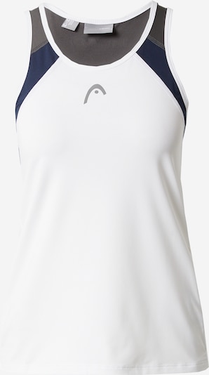 HEAD Sporttop 'Club 22' in navy / grau / schwarz / weiß, Produktansicht