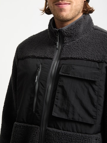 Volcom Athletic fleece jacket 'Storm Stone' in Black