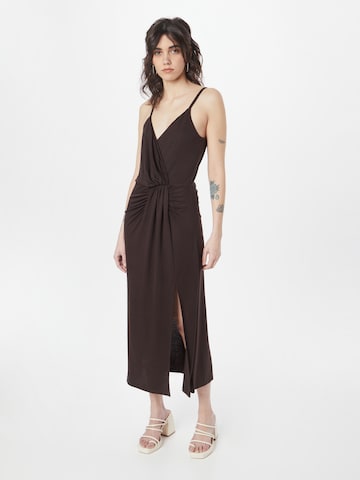 NU-IN Summer Dress in Brown: front