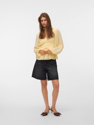 Camicia da donna 'VMDora' di VERO MODA in giallo