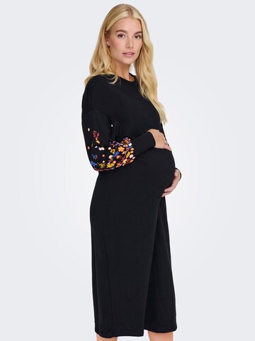 Only Maternity Платье 'Brooke' в Черный: спереди