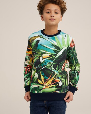 WE Fashion Sweatshirt i blå: forside