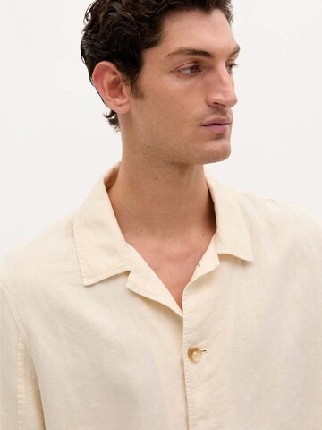 Scalpers Burke Linen Overshirt ' ' in Beige
