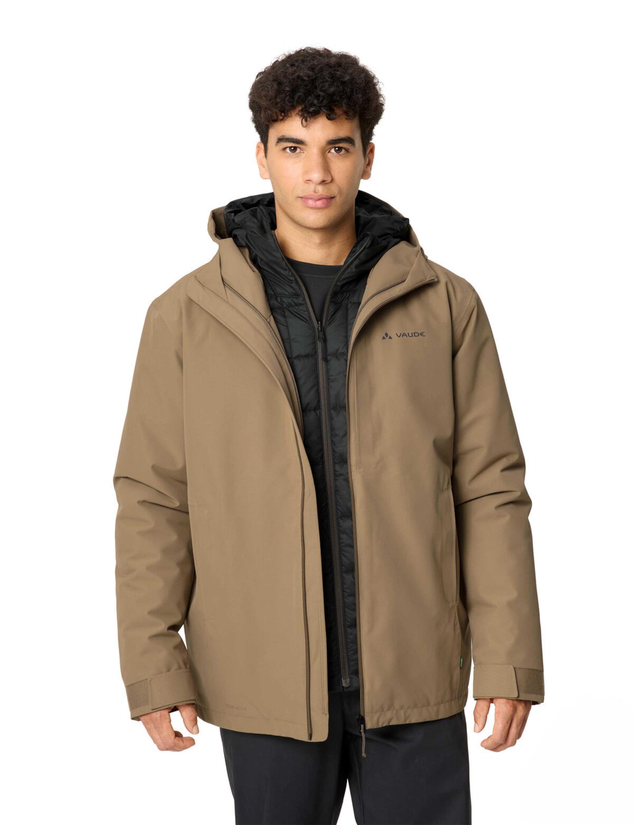 VAUDE Sports jacket 'Mineo' in Beige