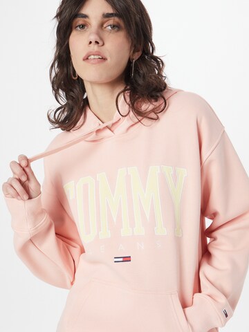 Sweat-shirt Tommy Jeans en rose