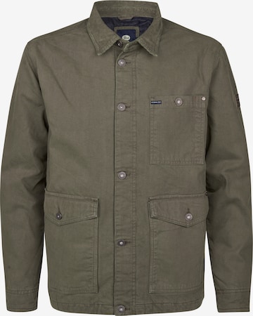 Petrol Industries Tussenjas 'St. Croix' in Groen: voorkant