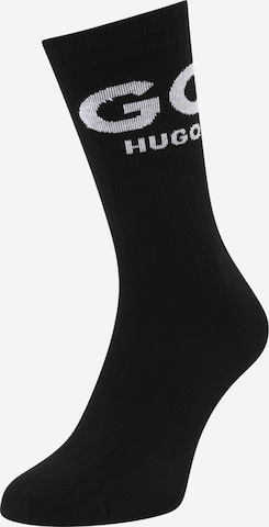 HUGO - Calcetines en negro: frente