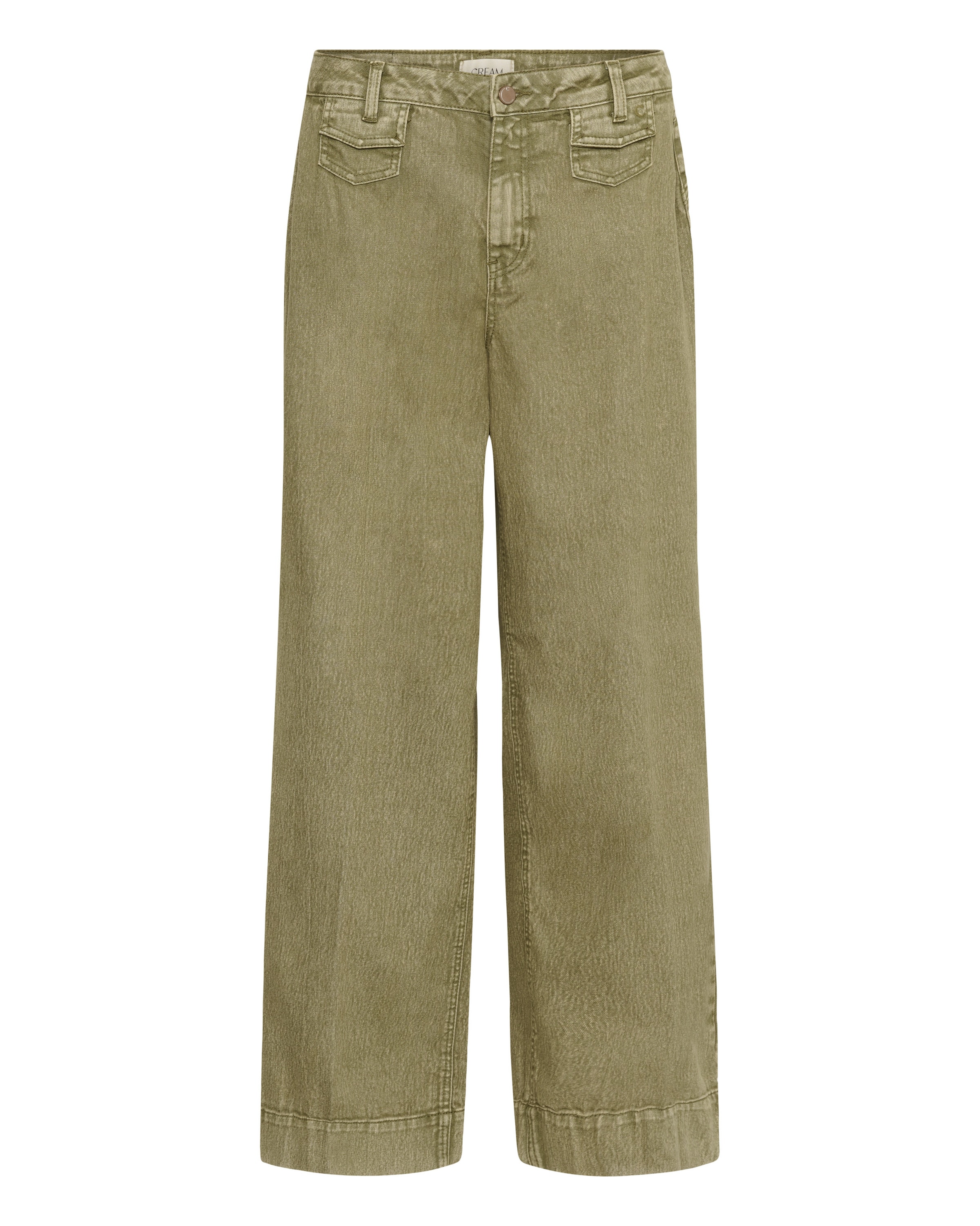 Cream Regular Jeans 'CRTilde' in Groen: voorkant