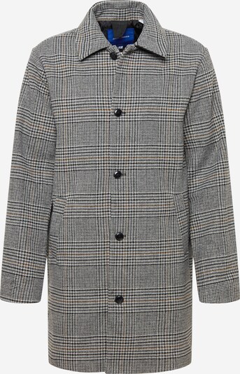 JACK & JONES Mantel in braun / hellgrau / schwarz, Produktansicht