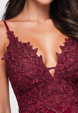 Robe de soirée Ombre en rouge