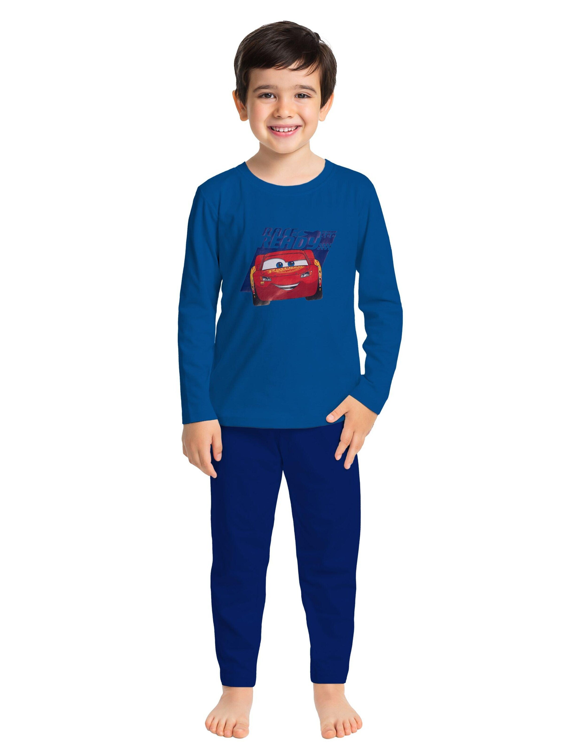 United Labels Pajamas 'Race Ready' in Blue: front