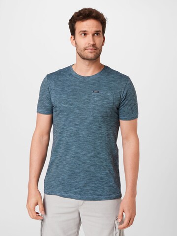 GARCIA Shirt in Blauw: voorkant