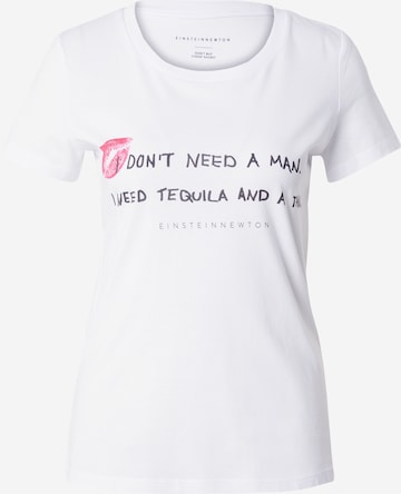 EINSTEIN & NEWTON - Camiseta 'Tan Tequila' en blanco: frente