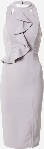 WAL G. Cocktail Dress 'TILLY' in Grey: front