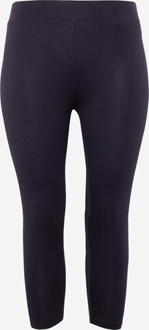 ONLY Carmakoma Skinny Leggings 'TIME' in Blauw: voorkant