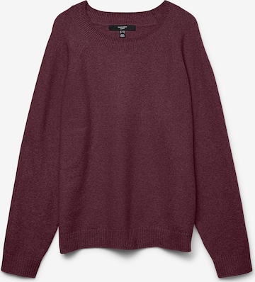 Vero Moda Curve Trui 'VMCDOFFY' in Rood: voorkant