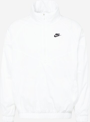 Nike Sportswear Демисезонная куртка 'Windrunner' в Белый: спереди