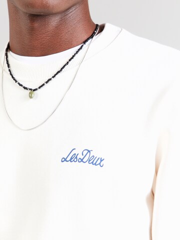 Les Deux - Sudadera 'Bouquet' en blanco