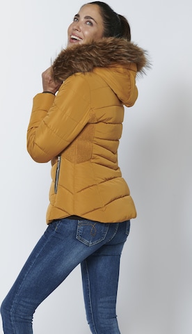 KOROSHI Zimní bunda – žlutá
