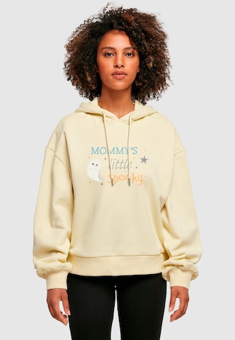 Merchcode Sweatshirt in Beige: voorkant