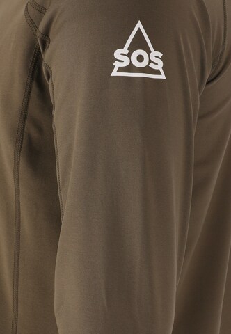 SOS Performance Shirt 'Jasna' in Brown