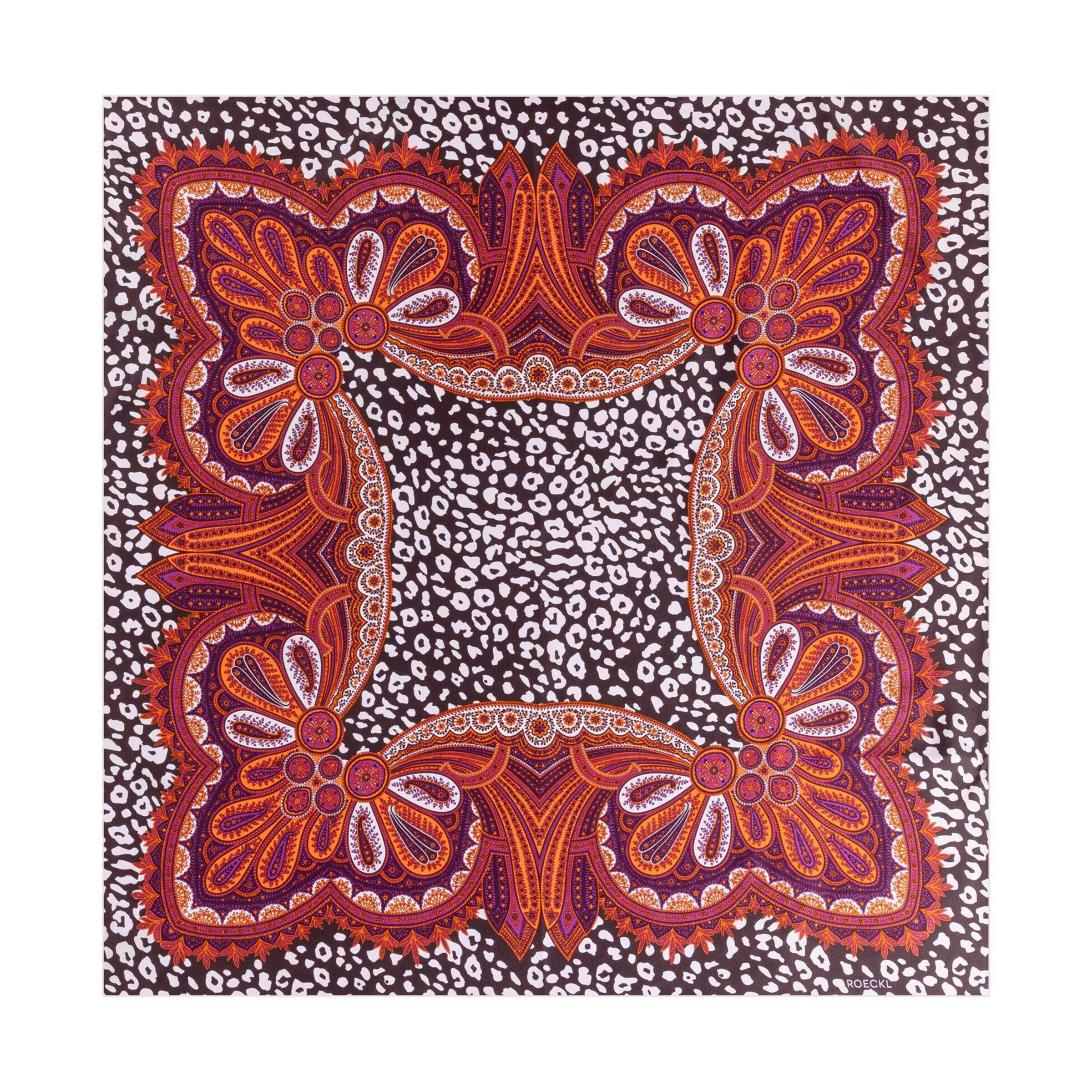 Foulard 'WILD FRAME' di Roeckl in colori misti: frontale