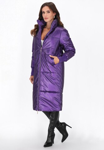 faina - Abrigo de invierno en lila