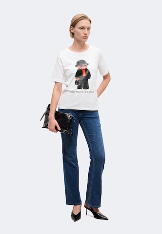 19V69 ITALIA Oversized shirt 'Bellara Cool Teddy' in Wit