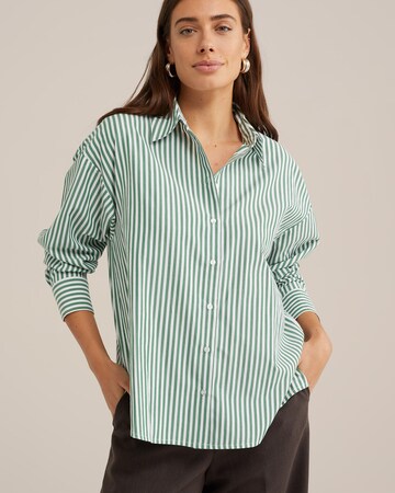 WE Fashion Blus i grön: framsida