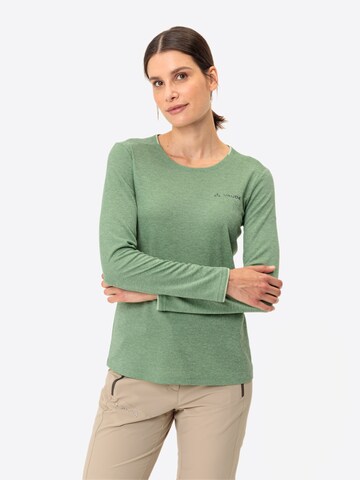 VAUDE Functioneel shirt 'Essential' in Groen: voorkant