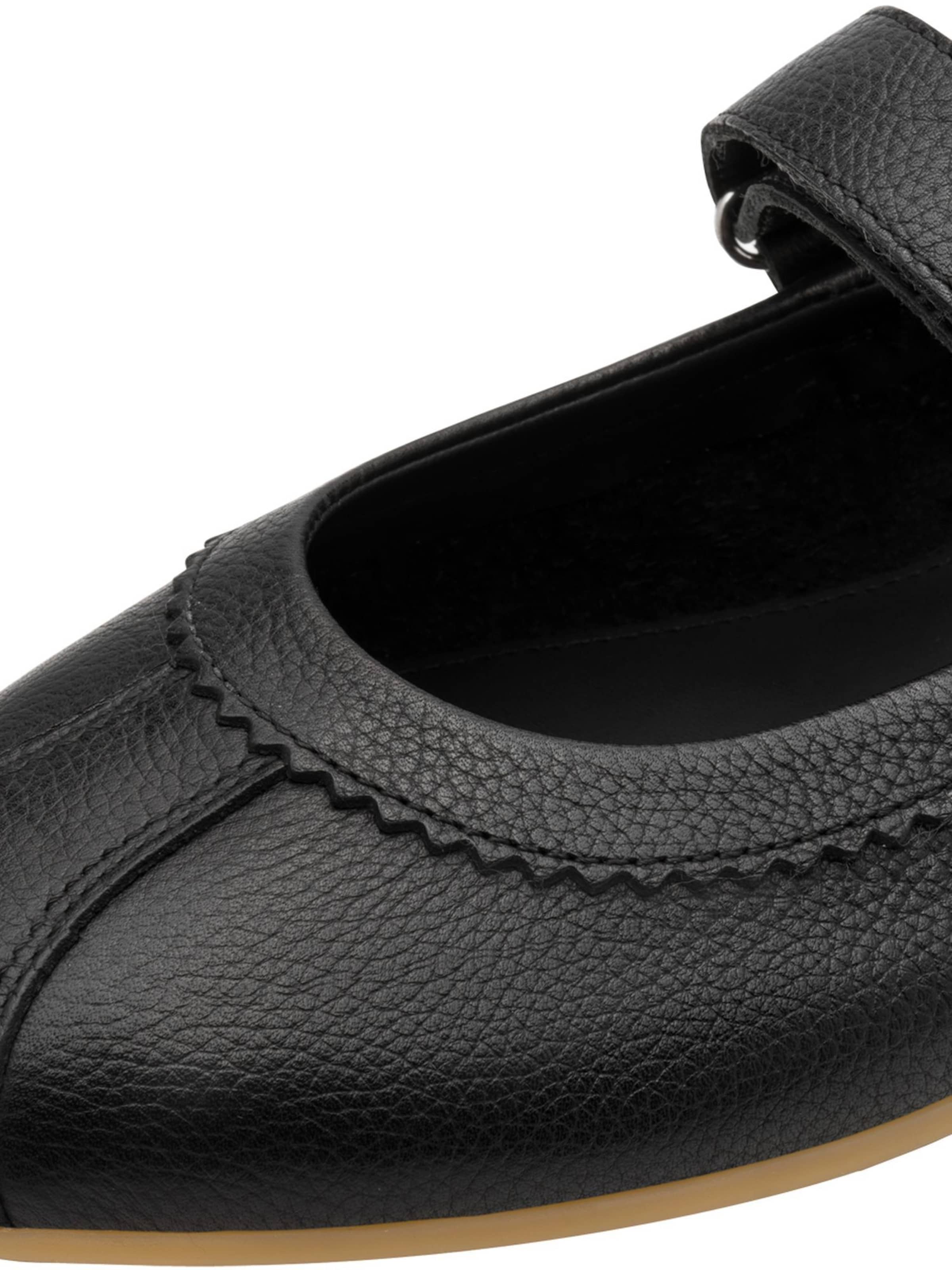 Ballerines à lanières Tamaris en noir