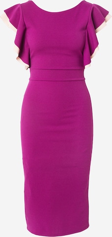 Rochie de cocktail 'KELLY' de la WAL G. pe roz: față