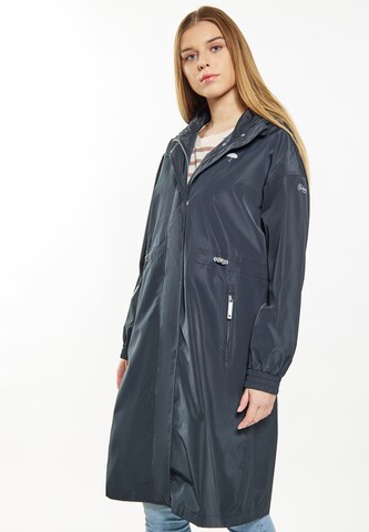 Schmuddelwedda Raincoat in Black: front