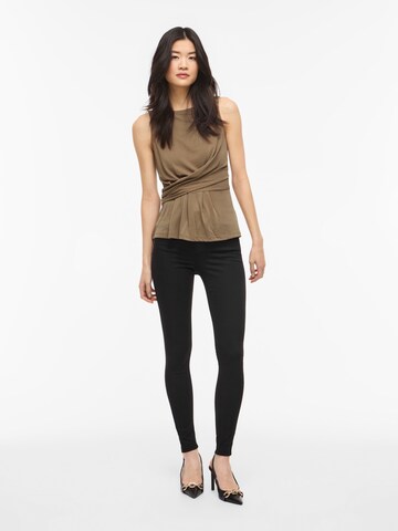 VILA Top 'VIMODALA' w kolorze brązowy