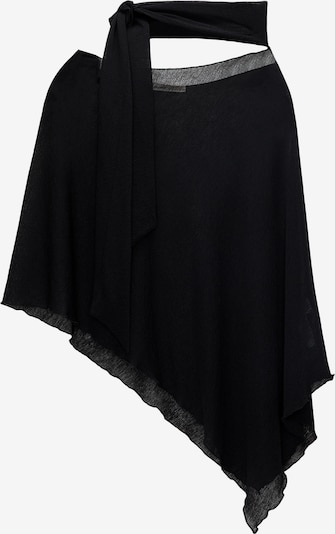 Pull&Bear Cape en noir, Vue avec produit