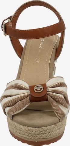 TOM TAILOR Sandals in Brown
