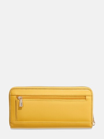 GUESS Wallet 'Janie' in Yellow