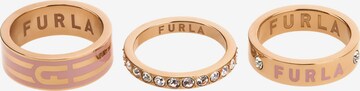 Anello di Furla Jewellery in rosa: frontale