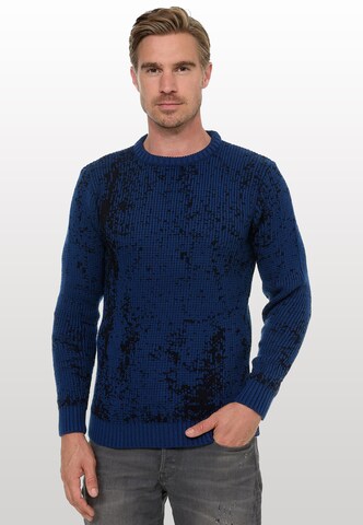 Rusty Neal Sweater in Blue: front