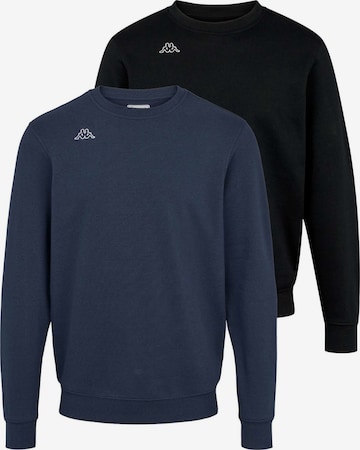 Pull-over ' Logo Trullo ' KAPPA en noir : devant