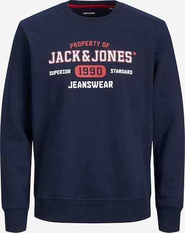 JACK & JONES Tréning póló 'Stamp' - kék: elől