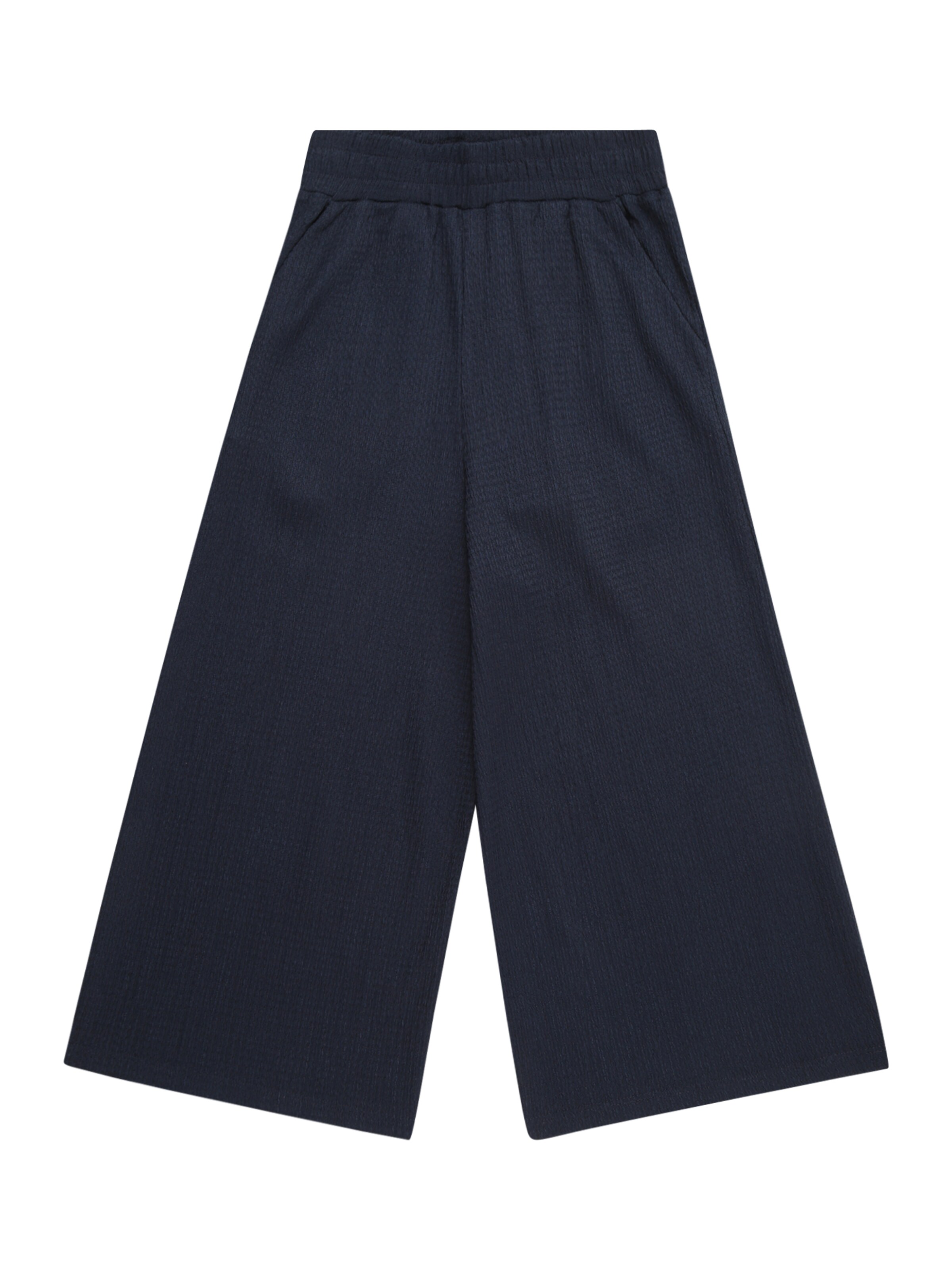 s.Oliver Wide Leg Hose in Blau: Vorderseite