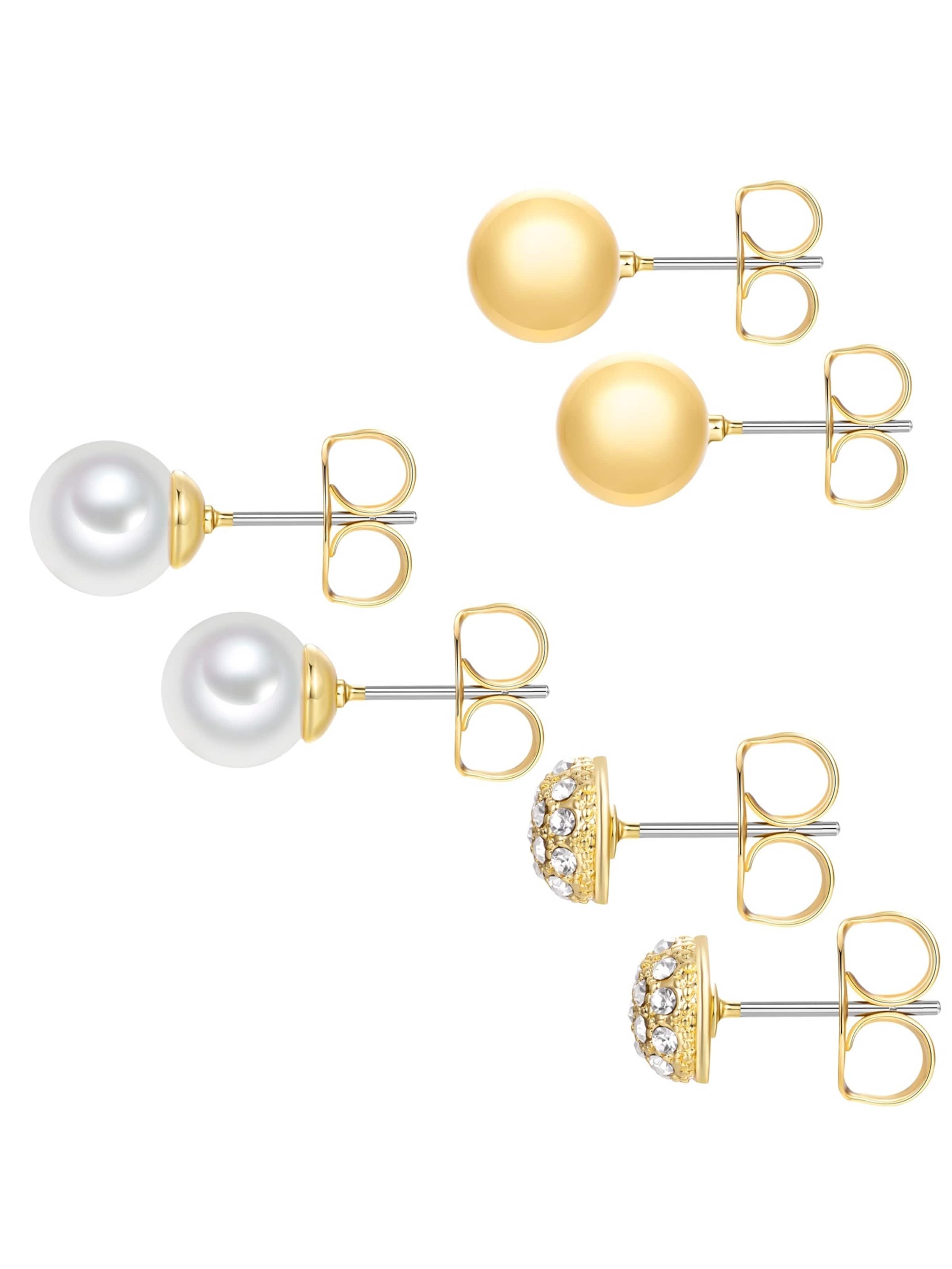 Lulu & Jane Earrings in White